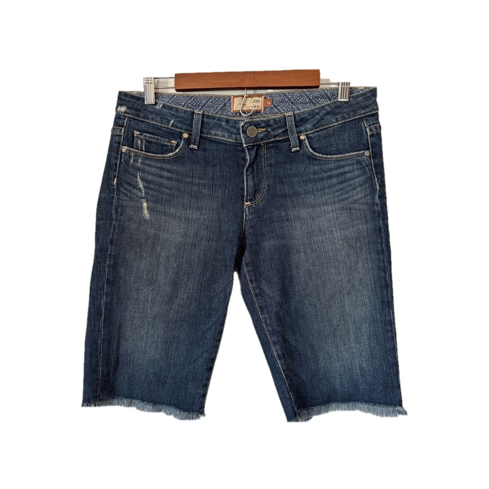 PAIGE Blue Denim Women's Shorts